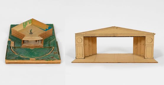 Models for Cinema-Theater by Dan Graham contemporary artwork Sculpture