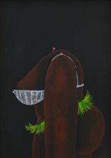 Are we there yet by Bahati Simoens contemporary artwork works on paper