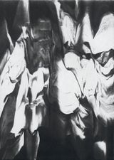 Untitled scarf by Pati Hill contemporary artwork print