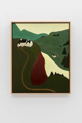 River houses by Klas Ernflo contemporary artwork painting