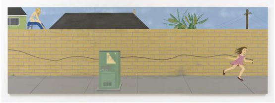 Little Trouble Girl by Ed Templeton contemporary artwork Painting