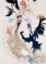 Birdsong by Araminta Blue contemporary artwork painting