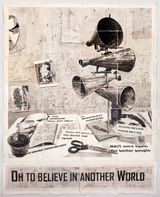 Oh To Believe in Another World Studio Still Life by William Kentridge contemporary artwork painting works on paper drawing