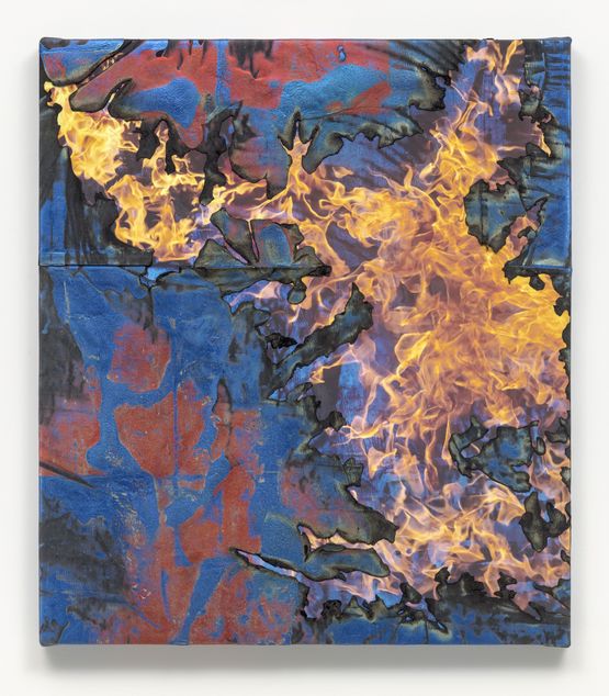 The sun of consciousness by Korakrit Arunanondchai contemporary artwork Painting