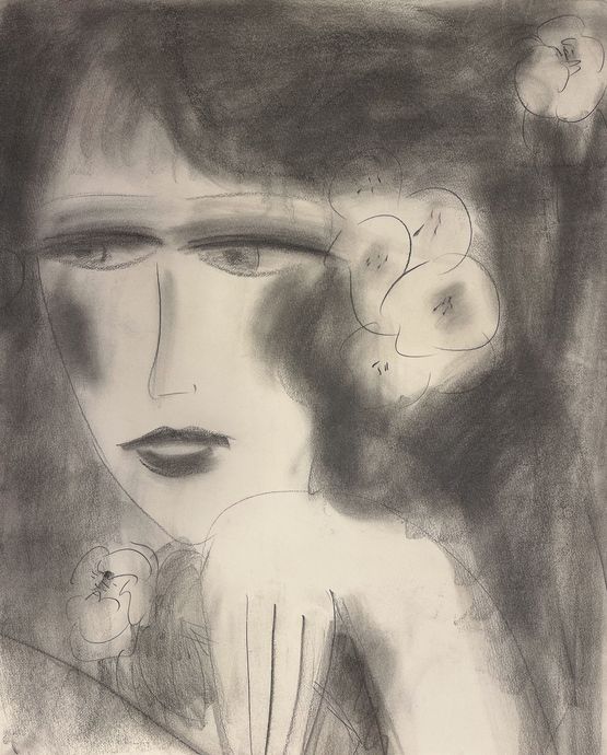 Mirthful by Walasse Ting contemporary artwork Works on Paper