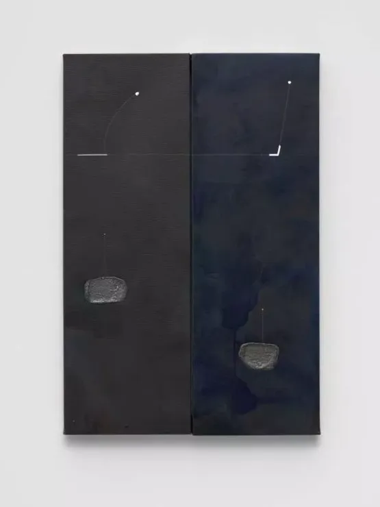 Drift and Tune 2 Bird and Lava by Torkwase Dyson contemporary artwork Painting