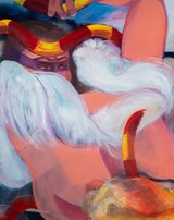 Snake and White Boa 2022 by Lindsey Mclean contemporary artwork painting works on paper