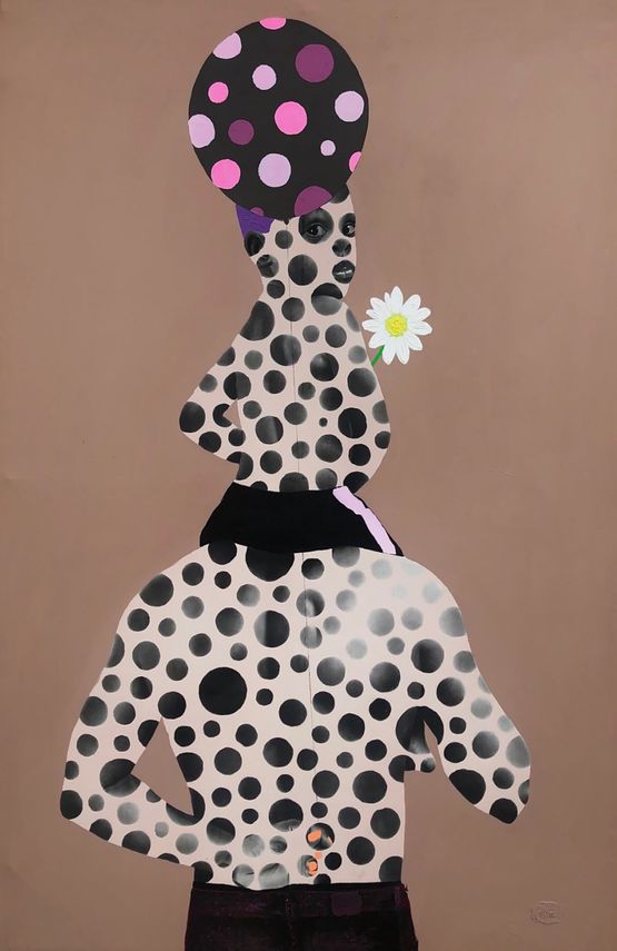 One on One 1 Good company by Talut Kareem contemporary artwork Painting