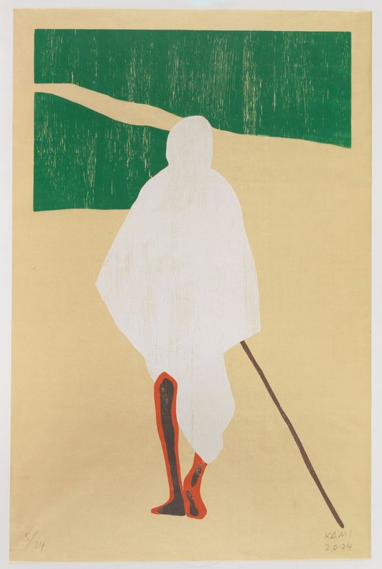 Messanger by Y.Z. Kami contemporary artwork Works on Paper