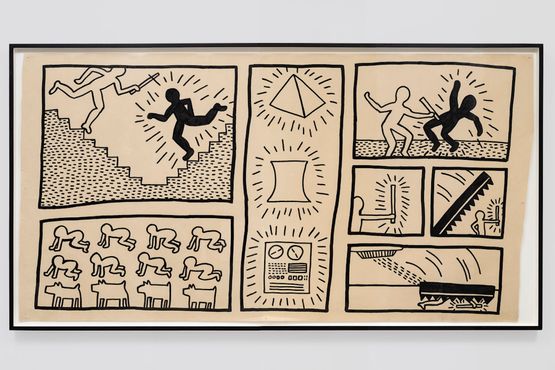Untitled by Keith Haring contemporary artwork Painting