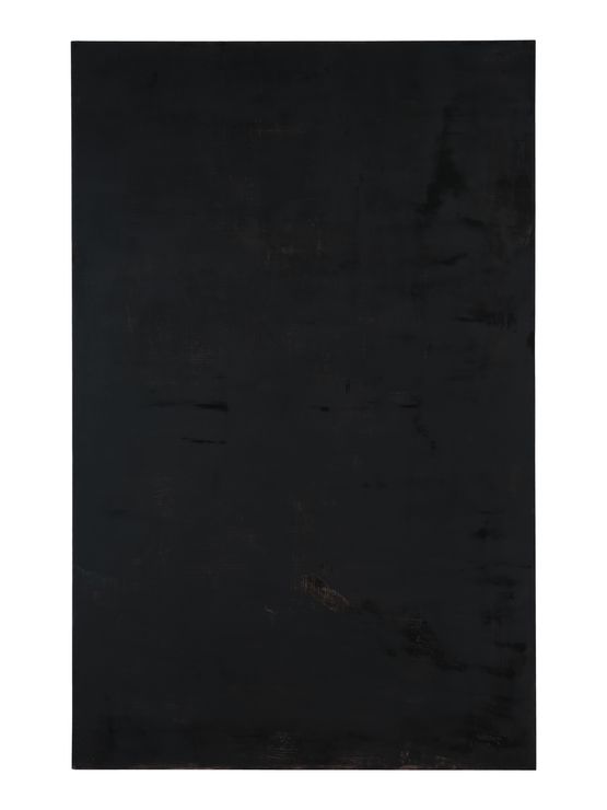 Landscape  black stain 1 by Clementine Bruno contemporary artwork Painting