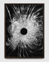 Untitled Bullet Hole by Robert Longo contemporary artwork works on paper