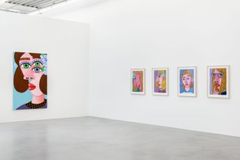 Contemporary art exhibition Brian Calvin More at Almine Rech Brussels Belgium