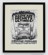 Halt the Dechets Ultimes by R. Crumb contemporary artwork works on paper drawing