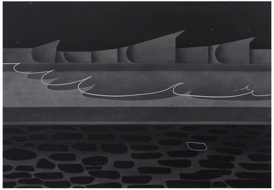 The Shore by Guan Weiwei contemporary artwork Painting