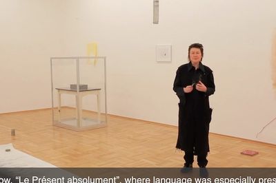 Galerie nachst St. Stephan Joelle Tuerlinckx on her exhibition Les Salons Paleolithiques