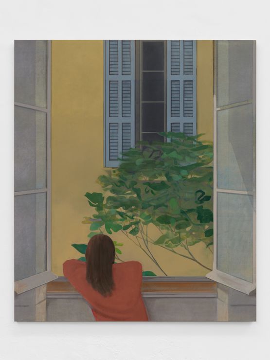 Le Volet ouvert by Constantin Nitsche contemporary artwork Painting
