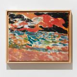 Roter Himmel by Sigrid Kopfermann contemporary artwork painting