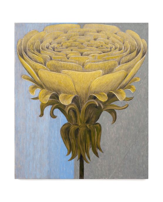 Yellow by Krzysztof Grzybacz contemporary artwork Painting