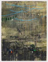 Agapanthus by Marina Rheingantz contemporary artwork painting