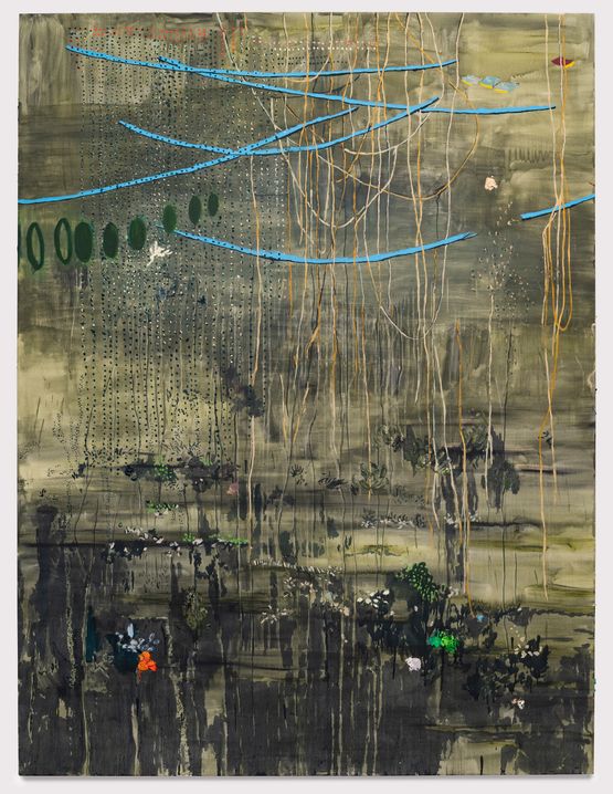 Agapanthus by Marina Rheingantz contemporary artwork Painting
