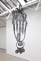 The Hanging Debtor by Simon Periton contemporary artwork sculpture