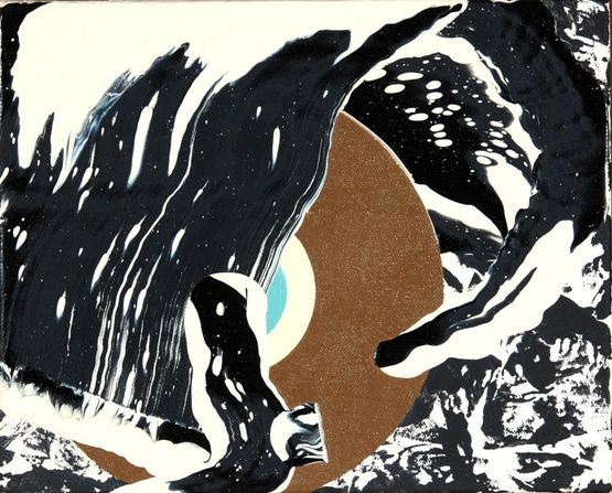 Untitled fig.10 by Fiona Rae contemporary artwork Painting