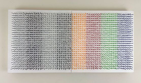 Goosebumps 10 by Osi Audu contemporary artwork Textile