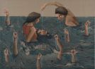 Eyes in Waters by Hayv Kahraman contemporary artwork Painting
