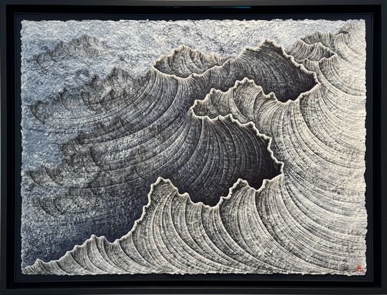 The Beauty of Nostalgia by Hyun-Joung Lee contemporary artwork Works on Paper