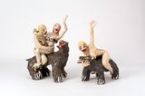 Lache bear star of Brasov by Ioana Maria Sisea contemporary artwork sculpture
