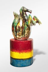 The Sex Addict Pump and Dump  Satyriasis by Johan Creten contemporary artwork sculpture