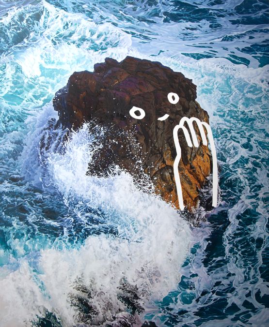 A good idea by Abdul Abdullah contemporary artwork Painting