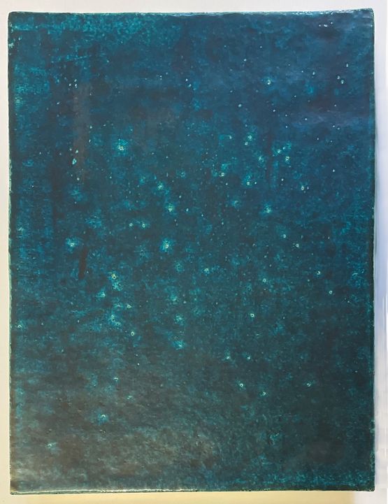Turquoise by Hella Berent contemporary artwork Sculpture