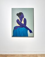 I Thought of You 2 by Stacey Gillian Abe contemporary artwork painting textile
