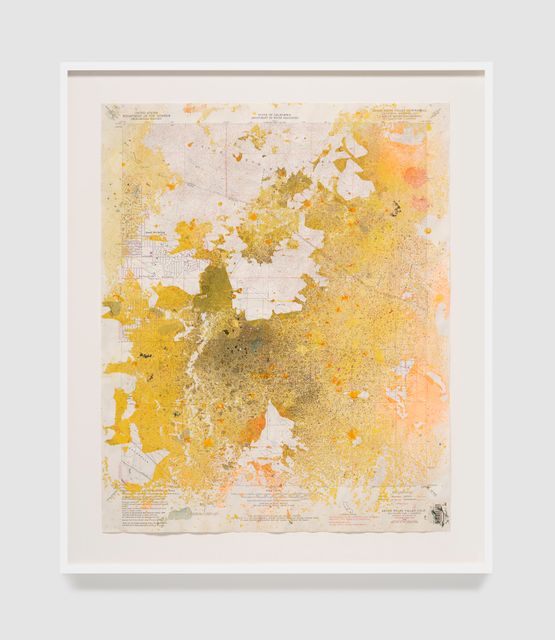 Seven Palms Valley by Oscar Tuazon contemporary artwork Painting