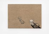 Verre super-marche et caraffe cristal by Martine Bedin contemporary artwork painting works on paper