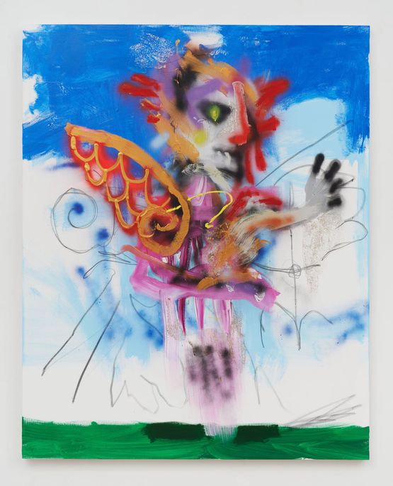 Half Angel Half Alien 2 by Robert Nava contemporary artwork Painting