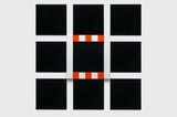 New grids low relief - DBNR n 22 by Daniel Buren contemporary artwork painting sculpture works on paper
