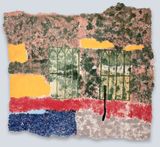 I can see through this by Neha Vedpathak contemporary artwork painting works on paper