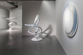Contemporary art exhibition Mariko Mori Cycloid at SCAI THE BATHHOUSE Tokyo Japan