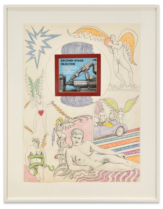Untitled by Robert Smithson contemporary artwork Works on Paper