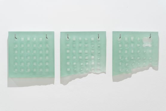 ice greens by Hilarie Mais contemporary artwork Sculpture