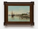 Santos de Outrora Yesteryears Santos by Benedito Calixto contemporary artwork painting
