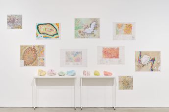 Contemporary art exhibition Kathy Prendergast Stasis Field at Kerlin Gallery Dublin Ireland