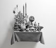 Vanitas Variation 27 by Hans Op De Beeck contemporary artwork Sculpture