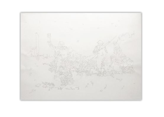 tanpajudul by Kokok P. Sancoko contemporary artwork Drawing