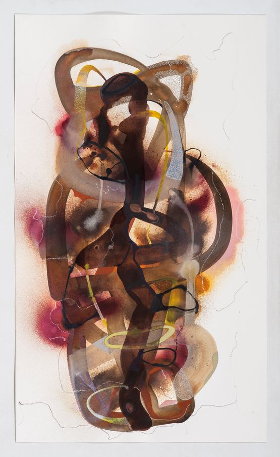 Totem 4 by Manisha Parekh contemporary artwork Works on Paper