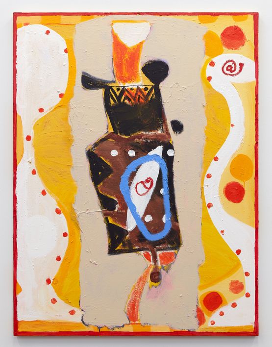For H Matisse by Ouattara Watts contemporary artwork Painting