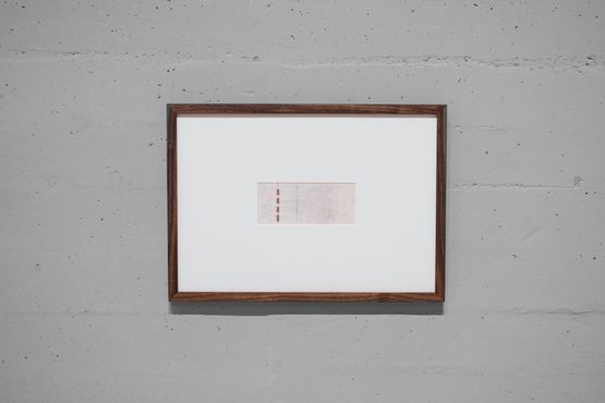 Papel moeda nota de 500 pesos mexicanos apagado por Marcelo Cidade by Marcelo Cidade contemporary artwork Works on Paper